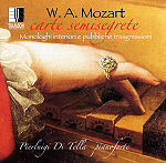 Pierluigi Di Tella - Pianoforte - W. A. Mozart - Carte semisegrete (album)
